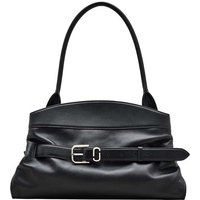 Lederschultertasche mit Schnallendetail