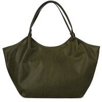 Minimalistische Kalbsleder-Shopper-Tote