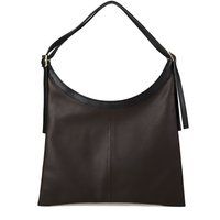 Elegante minimalistische Leder-Hobo-Tasche