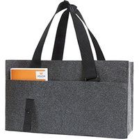 Minimalistische Filz-Tragetasche mit Fächern
