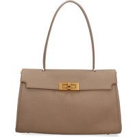 Elegante Handtasche aus Narbenleder