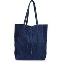 Shopper aus Wildleder mit Bindedetail