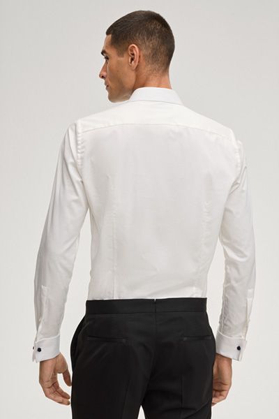 Elegantes Off-White Abendhemd