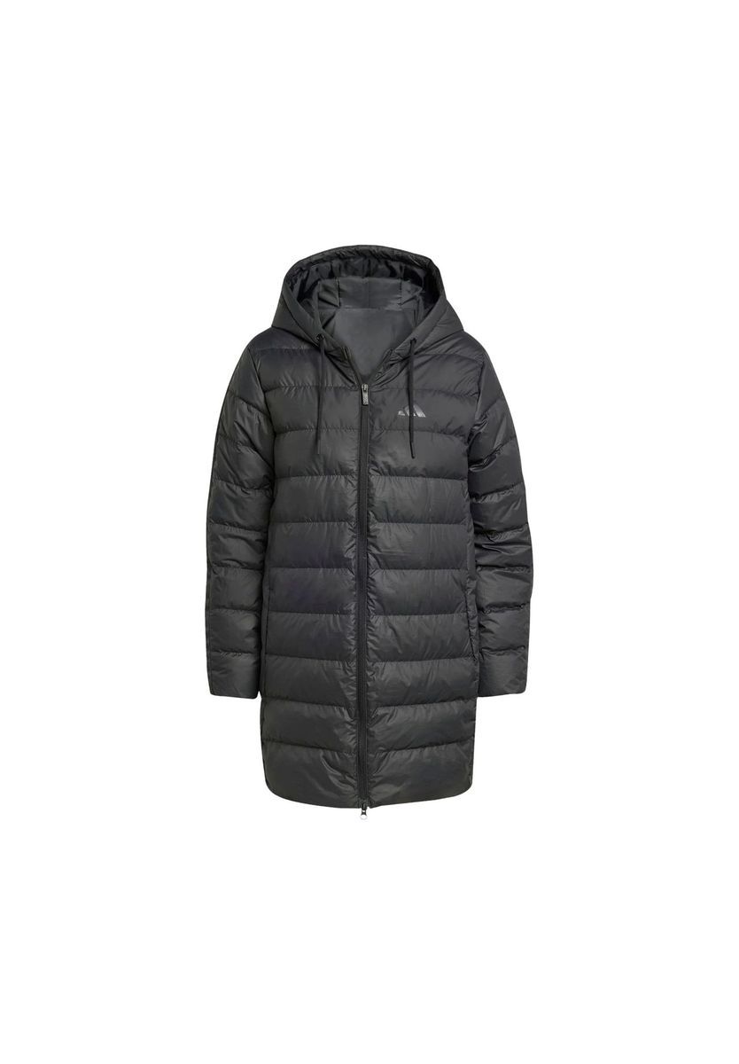 Gesteppter Longline Puffer Mantel mit Kapuze