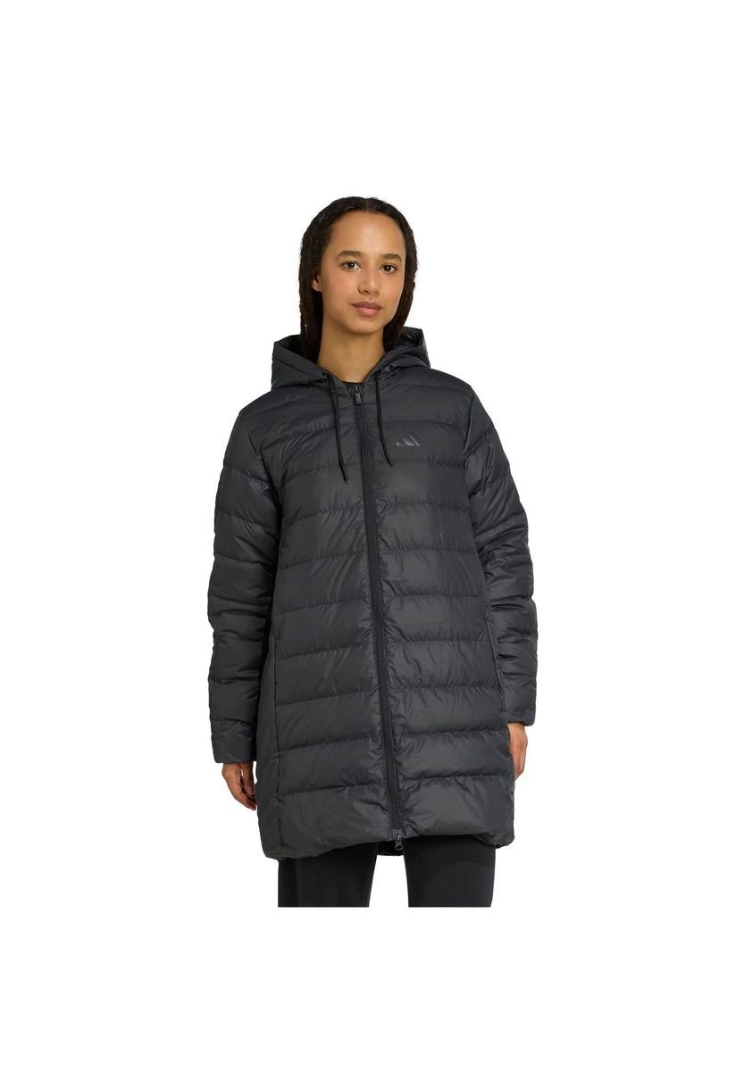 Gesteppter Longline Puffer Mantel mit Kapuze