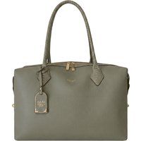 Strukturierte Bowler-Tasche aus Kunstleder