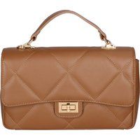 Gesteppte Henkeltasche aus Leder
