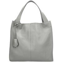 Minimalistischer Shopper aus genarbtem Leder