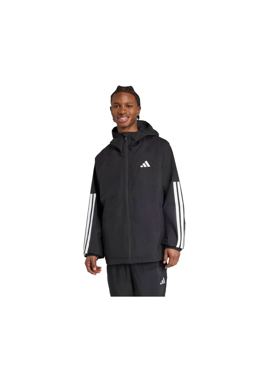 Wasserdichte Trainingsjacke mit drei Streifen