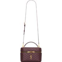 Gesteppte Leder-Vanity-Tasche