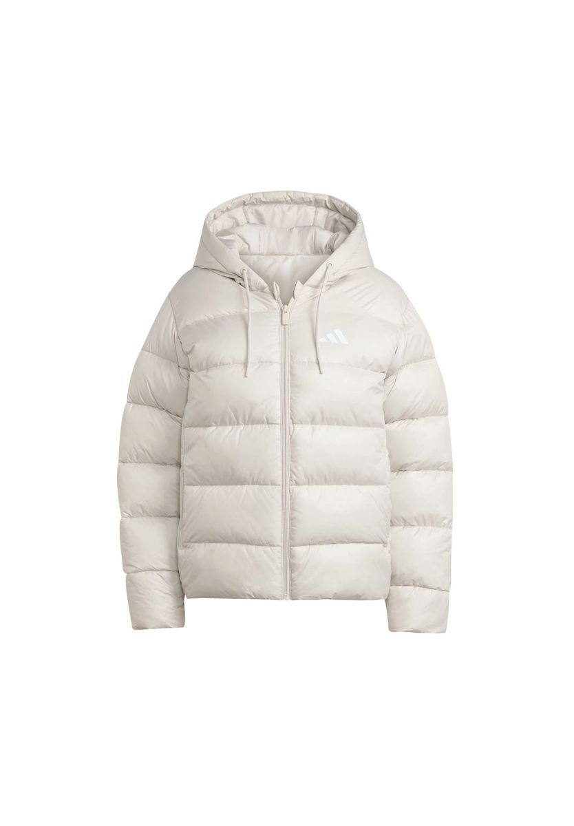 adidas Steppjacke, Essentials CLIMAWARM, Kapuze, für Damen, weiß, XS