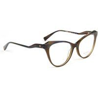 Elegante Cat-Eye Brillenfassung mit Muster