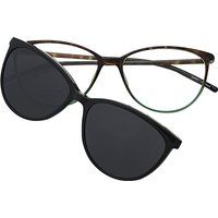 Cat-Eye Brillenfassung mit Magnet-Clip