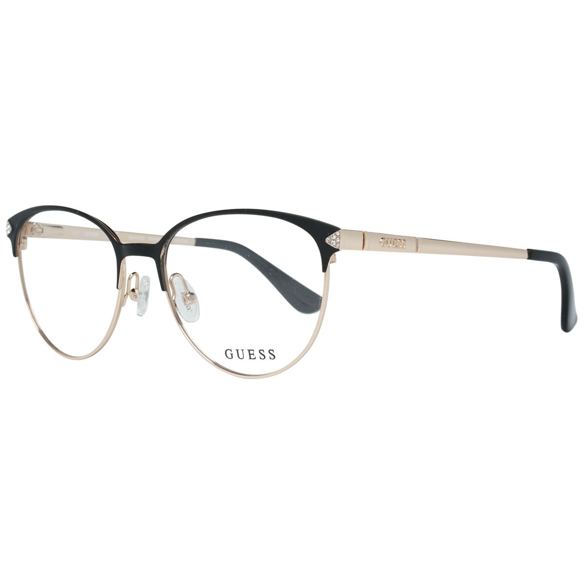Elegante Cat-Eye Metallbrille