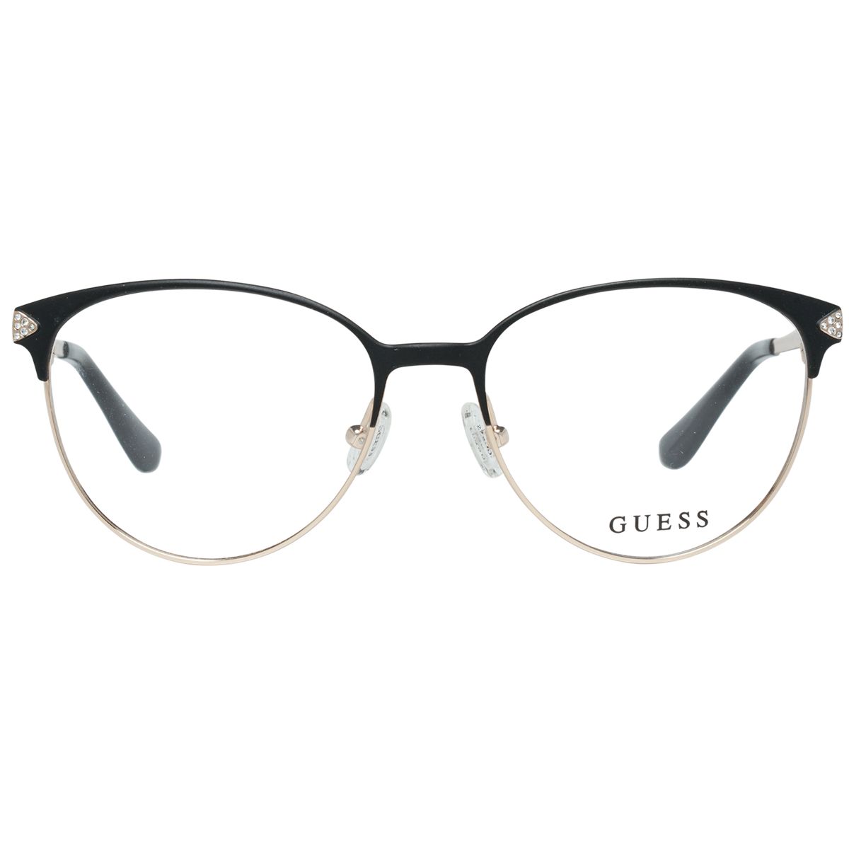 Elegante Cat-Eye Metallbrille