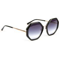 Geometrische Oversized-Sonnenbrille mit Farbverlauf