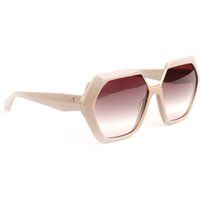 Geometrische Oversized-Sonnenbrille mit Farbverlauf