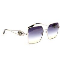 Geometrische Oversized-Sonnenbrille mit Farbverlauf