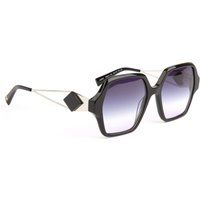 Geometrische Übergroße Verlaufs-Sonnenbrille