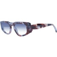 Markante geometrische gemusterte Sonnenbrille