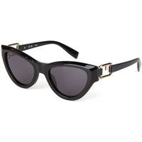 Elegante Cat-Eye Sonnenbrille mit Beschlägen