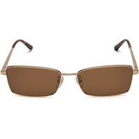 Elegante rechteckige Metallrahmen-Sonnenbrille
