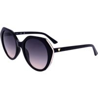 Geometrische Oversize-Sonnenbrille mit Verlaufsgläsern