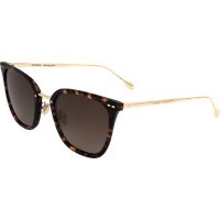 Eckige Sonnenbrille in Schildpatt-Optik
