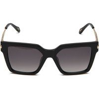 Geometrische Eckige Sonnenbrille mit Farbverlauf