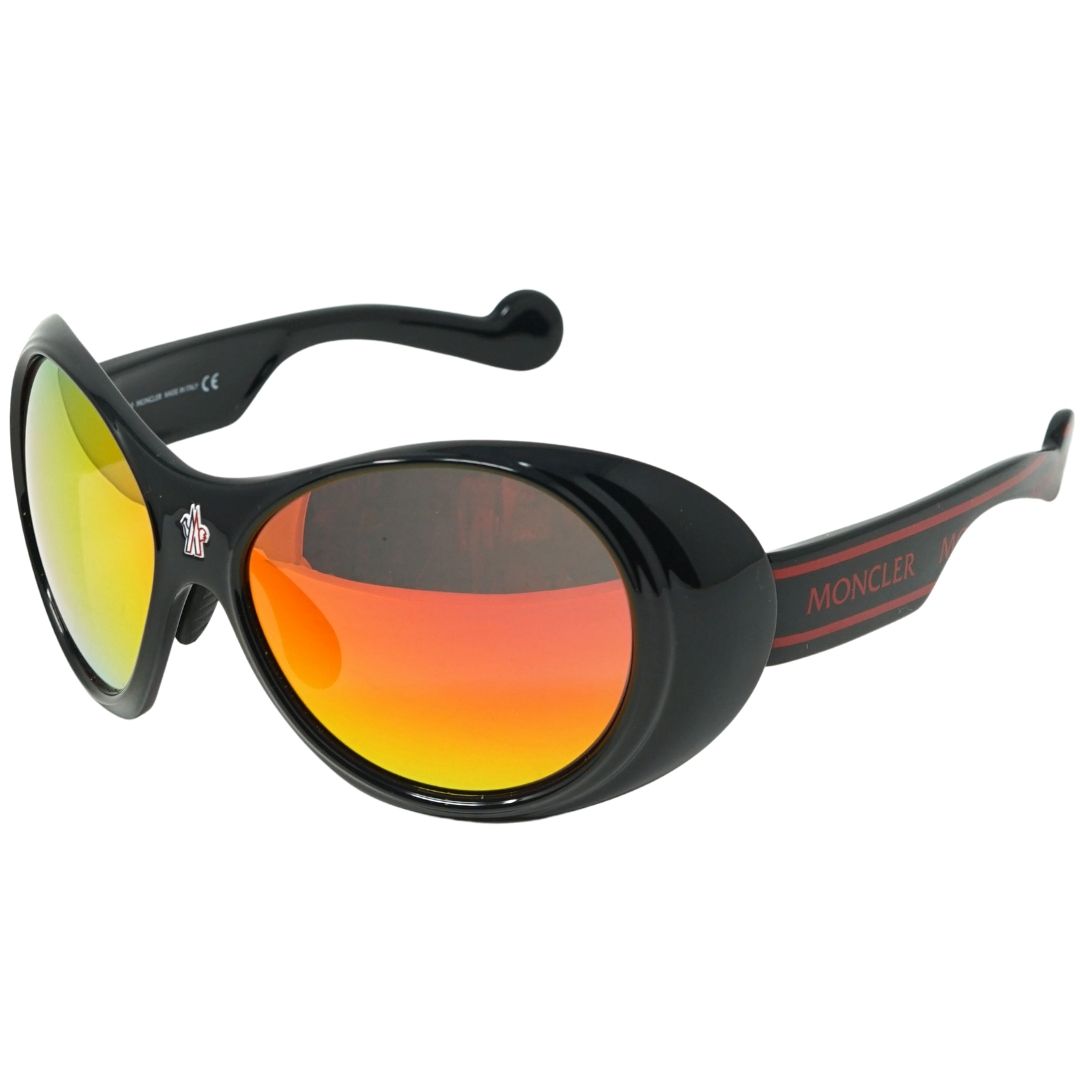 Markante Oversized Schild-Sonnenbrille