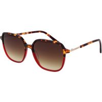 Oversized Zweifarbige Sonnenbrille in Schildpatt-Optik