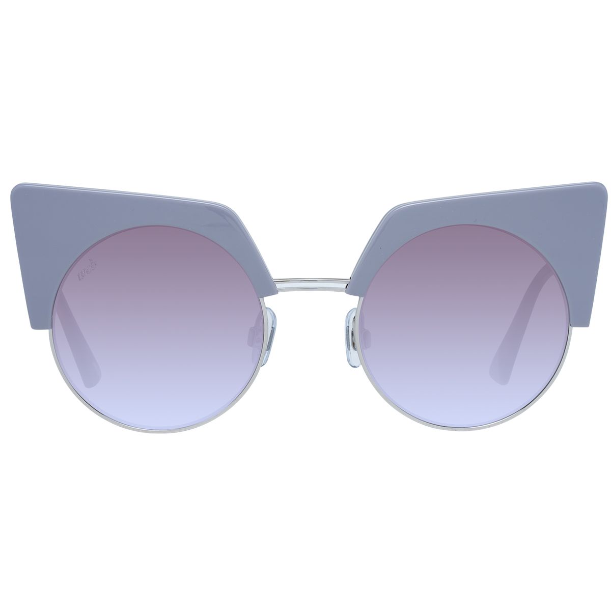 Geometrische Avantgarde-Sonnenbrille mit Farbverlauf