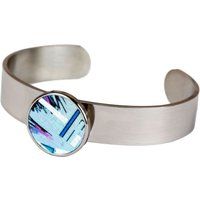 Armreif mit abstraktem Inlay