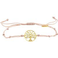 Lebensbaum-Armband mit Textilband