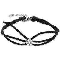 Filigranes Blumen-Kordelarmband