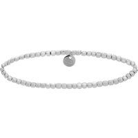 Perlenarmband aus Hämatit und Sterlingsilber
