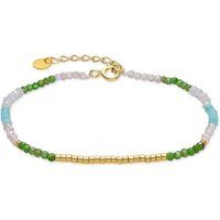 Perlenarmband mit Goldakzenten