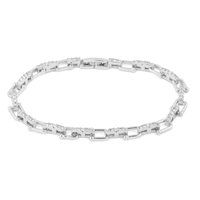 Funkelndes Zirkonia Gliederarmband