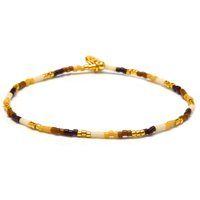 Mehrfarbiges Kristallperlen-Stretch-Armband