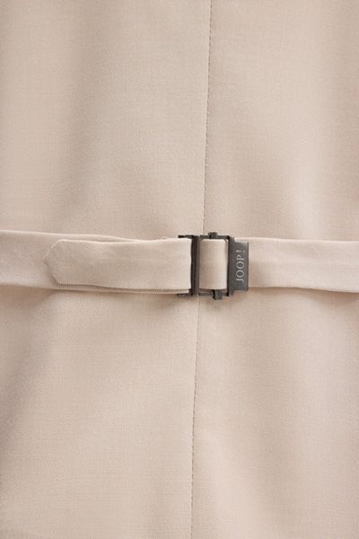 JOOP! Anzugweste Weazer Hellbeige Stretch Woll-Viskose-Mischung