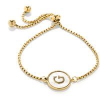 Armband mit Perlmutt-Initiale G