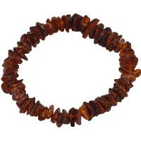 Naturbelassenes Bernstein-Splitter Stretch-Armband