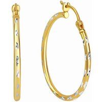 Elegante Diamantierte Creolen