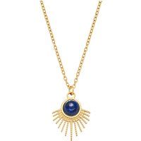 Halskette mit Lapislazuli Sonnenanhänger