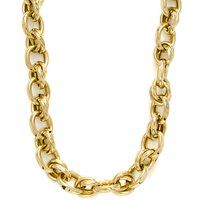 Klobige Gliederkette mit Gold-Finish