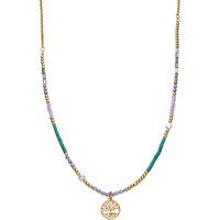 Lebensbaum-Halskette im Boho-Stil