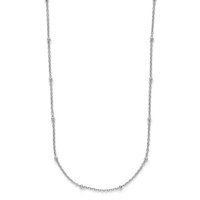 Beperlte Halskette aus Sterlingsilber