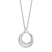 Elegante Diamant-Kreis-Halskette