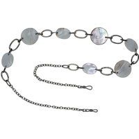 Elegante Brillenkette mit Perlmutt