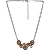 Mehrreihiges Collier mit Steinbesatz